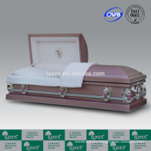 LUXES US Style 18ga Colorful Metal Casket From China Supplier